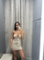 Vestido cut out bling en internet