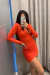 Vestido shoulder - tienda online