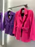Blazer tapado hebillas