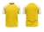 Camiseta Raglan Amarelo Ouro - comprar online