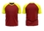 Camiseta Raglan Vermelho