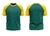 Camiseta Raglan Verde Jade - Nova Camiseta
