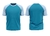 Imagem do Camiseta Raglan Azul Turquesa