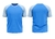 Camiseta Raglan Azul Celeste - loja online