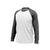 Camiseta Raglan Branca Manga Comprida - loja online