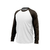 Imagem do Camiseta Raglan Branca Manga Comprida