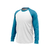 Camiseta Raglan Branca Manga Comprida