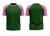 Camiseta Raglan Verde Bandeira - loja online