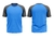 Camiseta Raglan Azul Celeste