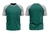 Camiseta Raglan Verde Jade