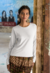 Camiseta Feminina Manga Comprida Branca - comprar online