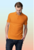 Camiseta Polo Laranja