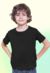 Camiseta Infantil Preto