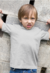 Camiseta Infantil Cinza Prata