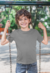 Camiseta Infantil Cinza Chumbo
