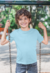Camiseta Infantil Azul Bebê