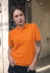 Polo Feminina Laranja