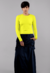 Camiseta Feminina Manga Comprida Amarelo Cánário