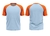 Camiseta Raglan Azul Bebê na internet