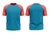Imagem do Camiseta Raglan Azul Turquesa