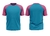 Camiseta Raglan Azul Turquesa - Nova Camiseta