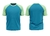 Imagem do Camiseta Raglan Azul Turquesa