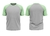 Imagem do Camiseta Raglan Cinza Prata