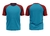 Camiseta Raglan Azul Turquesa - Nova Camiseta