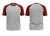 Camiseta Raglan Cinza Prata - Nova Camiseta