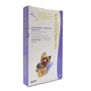 REVOLUTION 12% 0,25ml 2,6 a 5kg - 1 PIPETA
