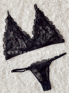 Conjunto encaje clasico 2 colores - comprar online