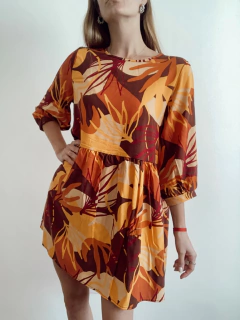 vestido estampado - $10175 transf