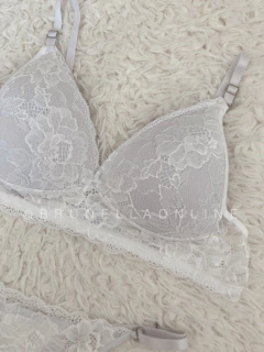 Conjunto encaje armado 3 colores - tienda online