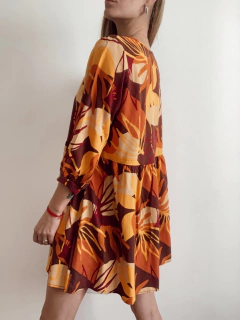 vestido estampado - $10175 transf - tienda online