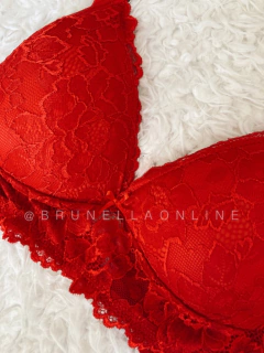 Conjunto encaje armado 3 colores - Brunella Online