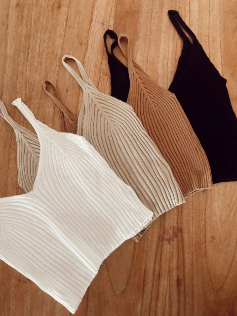 Top tejido hilo 4 colores