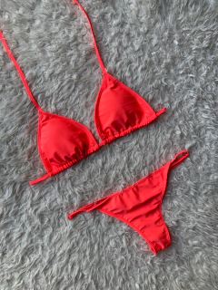 Bikini clasica fucsia conjunto - Brunella Online