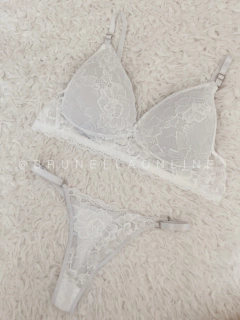 Conjunto encaje armado 3 colores en internet