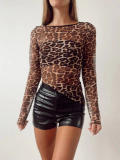 remera ml tul asimetrica