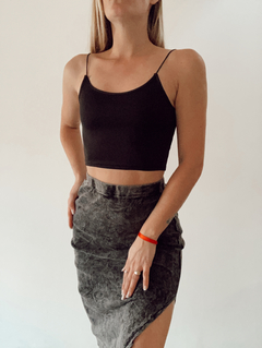 pollera stone con tajo - $22090 transf en internet
