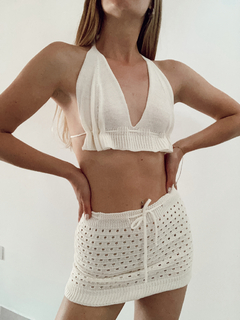 Conjunto de hilo (top + mini) - $15300 transf - Brunella Online