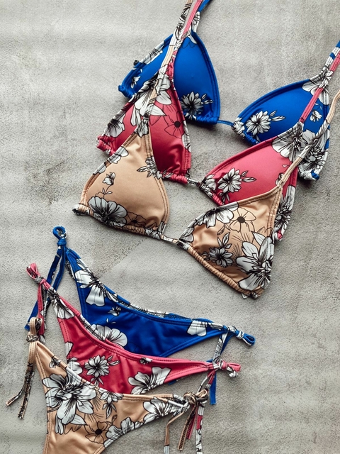 Bikini flower conjunto