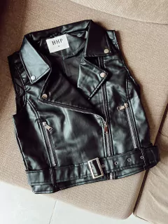 Chaleco cuero ecologico - tienda online