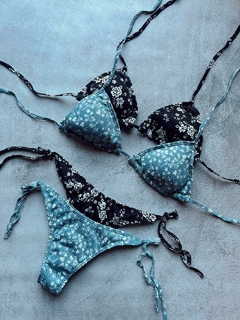 Bikini textura + estampa conjunto - 2 x $34.000 transfe