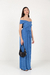 VESTIDO LARGO SILVESTRE AZUL - PRISHA