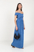 VESTIDO LARGO SILVESTRE AZUL - tienda online