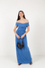 VESTIDO LARGO SILVESTRE AZUL en internet