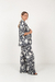BLAZER ESTAMPA FLORA NEGRA - comprar online