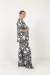 BLAZER ESTAMPA FLORA NEGRA - comprar online