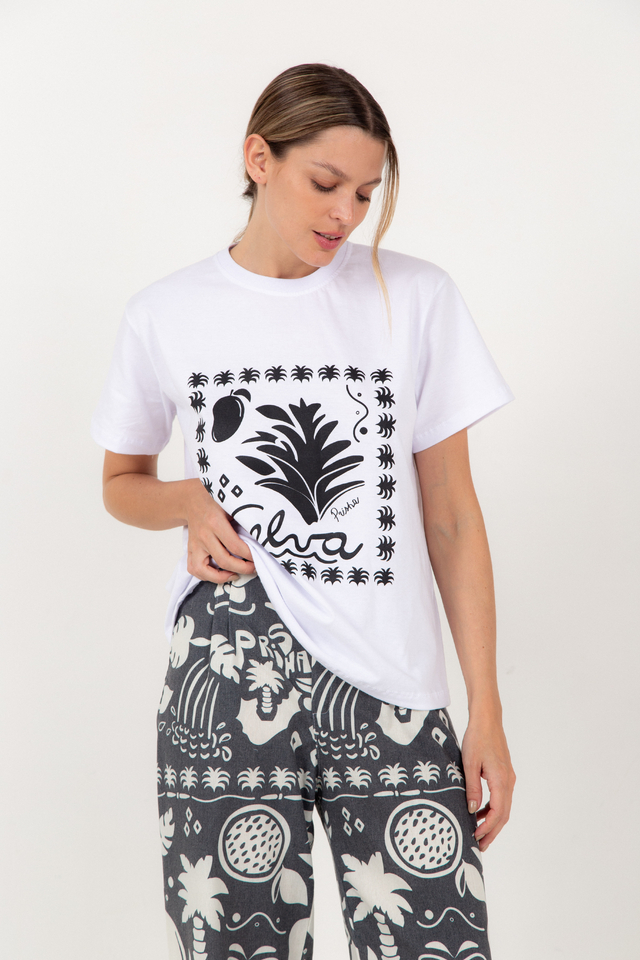 Remera Basica Estampa Flora thumbnail 2